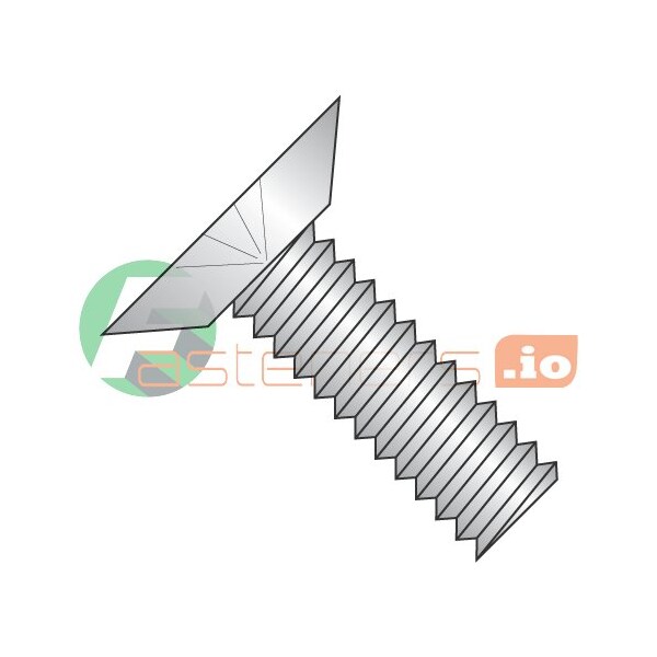Newport Fasteners #4-40 x 3/8 in Phillips Flat Machine Screw, Plain 18-8 Stainless Steel, 5000 PK 726973 - main